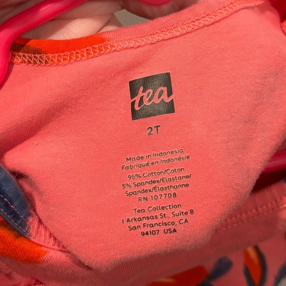 Tea Collection Ruffle Shoulder Ballet Dress - Picture 5 of 7